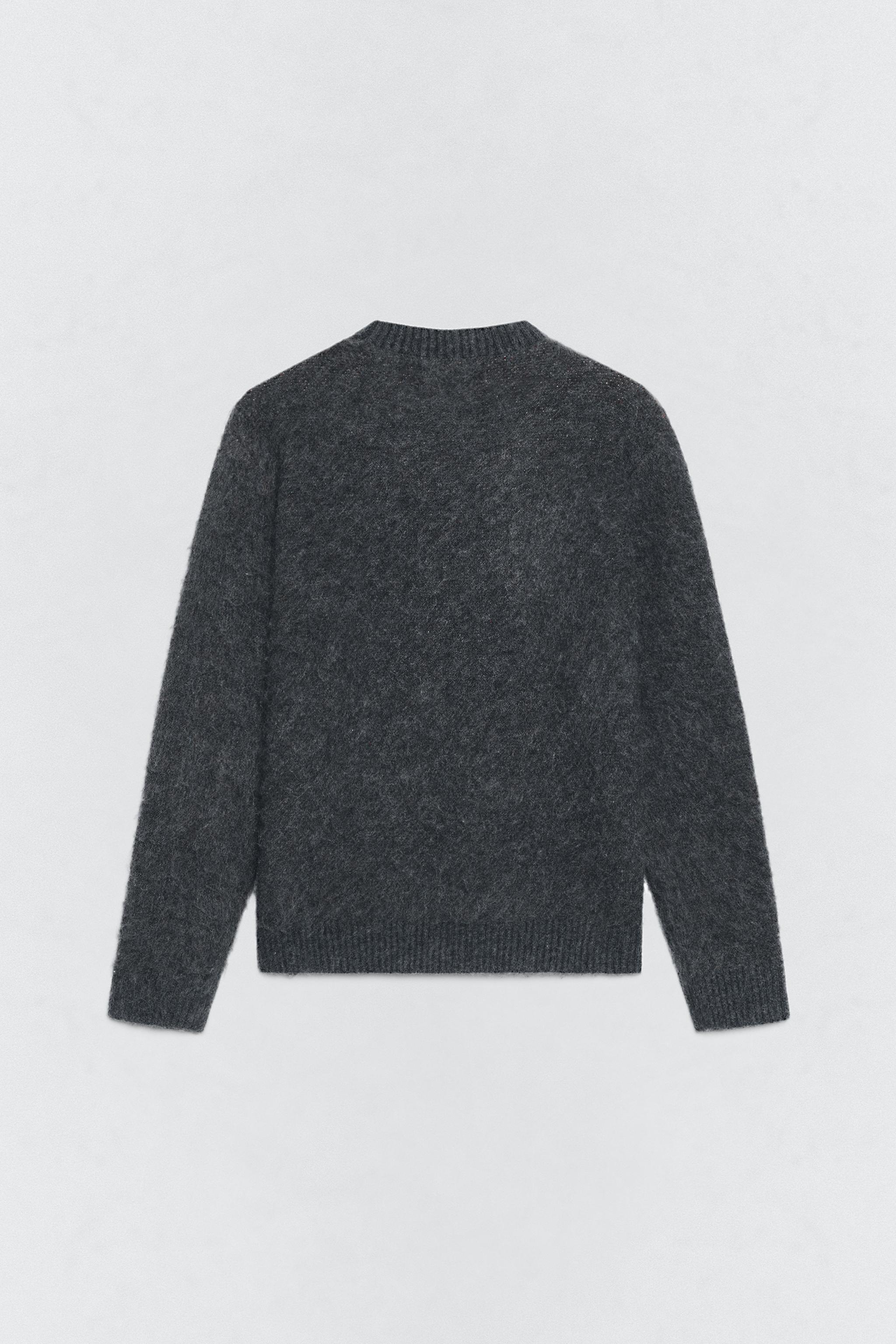 Y*N様 Soshiotsuki x ZARAコレクション ブラッシュドインター ブラッシュドインターシャニット SOSHIOTSUKI X ZARA - カーボングレー