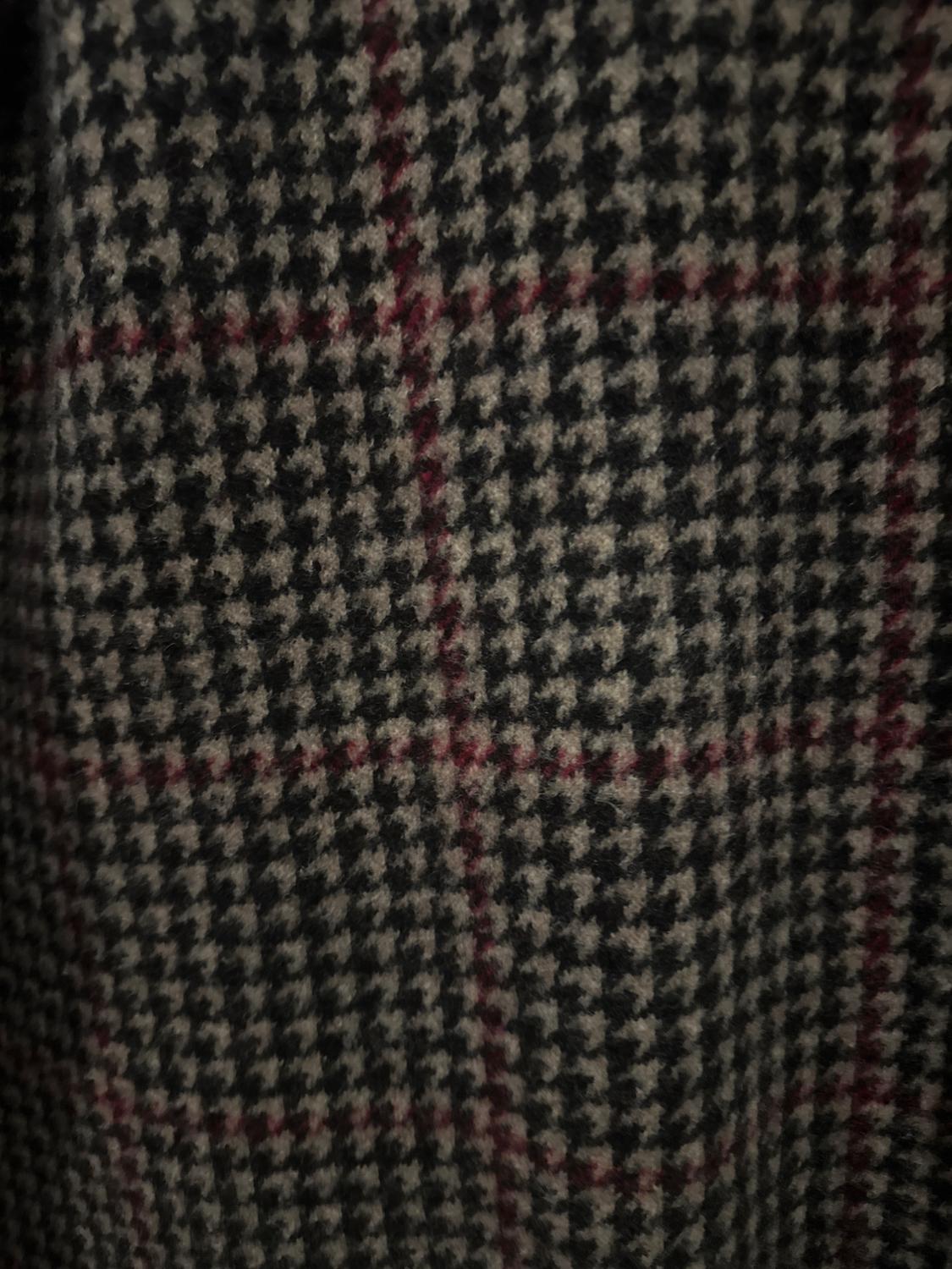 100% WOOL HOUNDSTOOTH COAT - Image 3