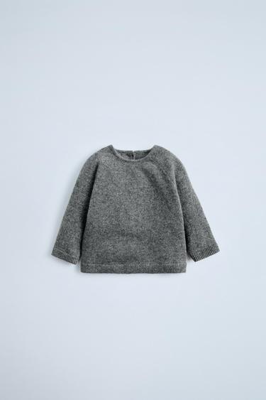 SWEATER I 100% KASHMIR - mørk grå fra Zara