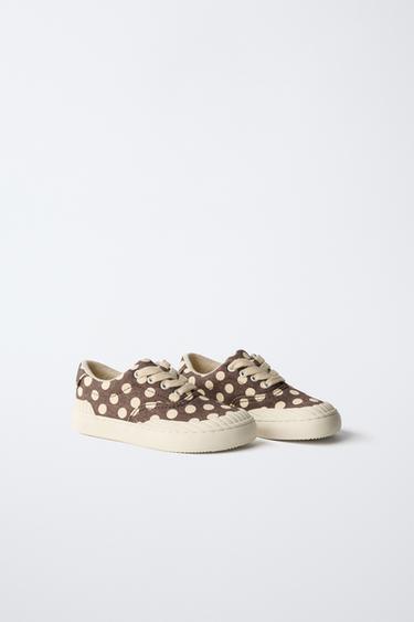 TENNIS OU BASKET TAUPE - Marron de Zara - Image 1