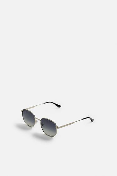 LUNETTES DE SOLEIL MÉTALLIQUES - Argent de Zara - Image 4
