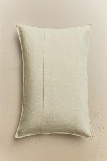 TOPSTITCHING CUSHION COVER - Yellow by Zara - Image 5