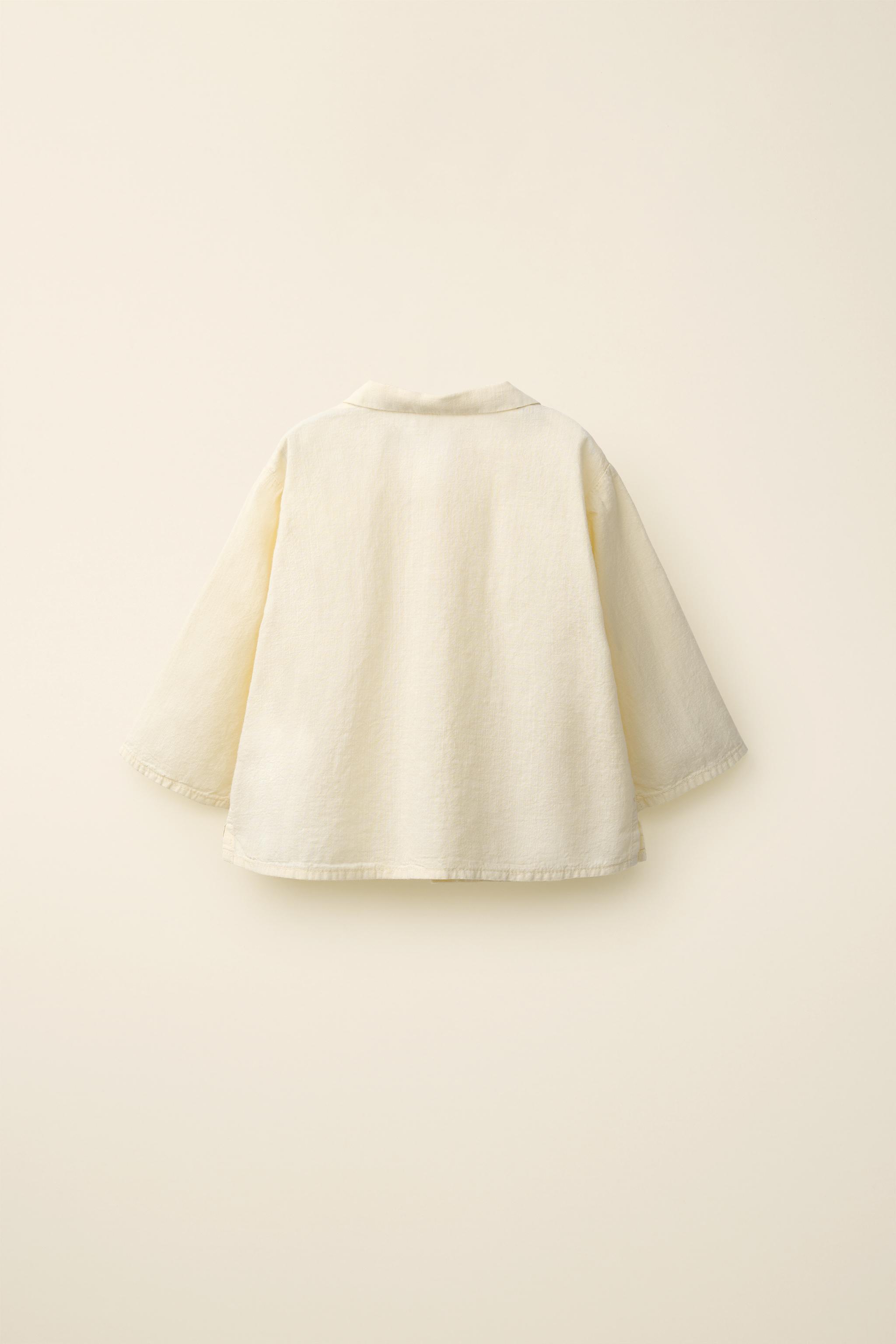 Детские рубашки Zara SLUB SHIRT CREATED BY CARAMEL LONDON X — фото 2
