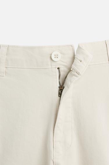 PANTALON CHINO SKINNY - Écru de Zara - Image 6