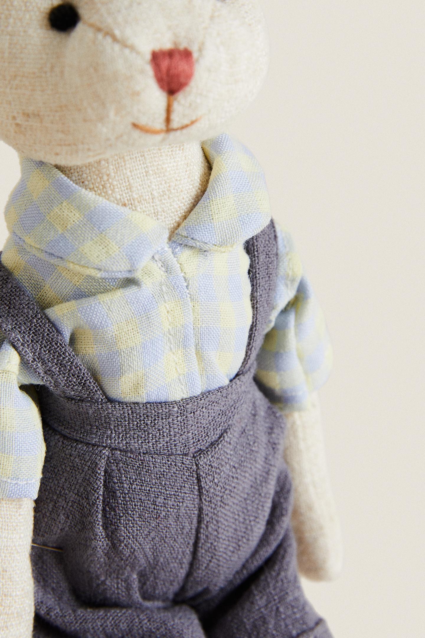 Детская мягкая игрушка Zara KIDS’ Bunny Plush Toy, цвет: Разноцветный — фото 5