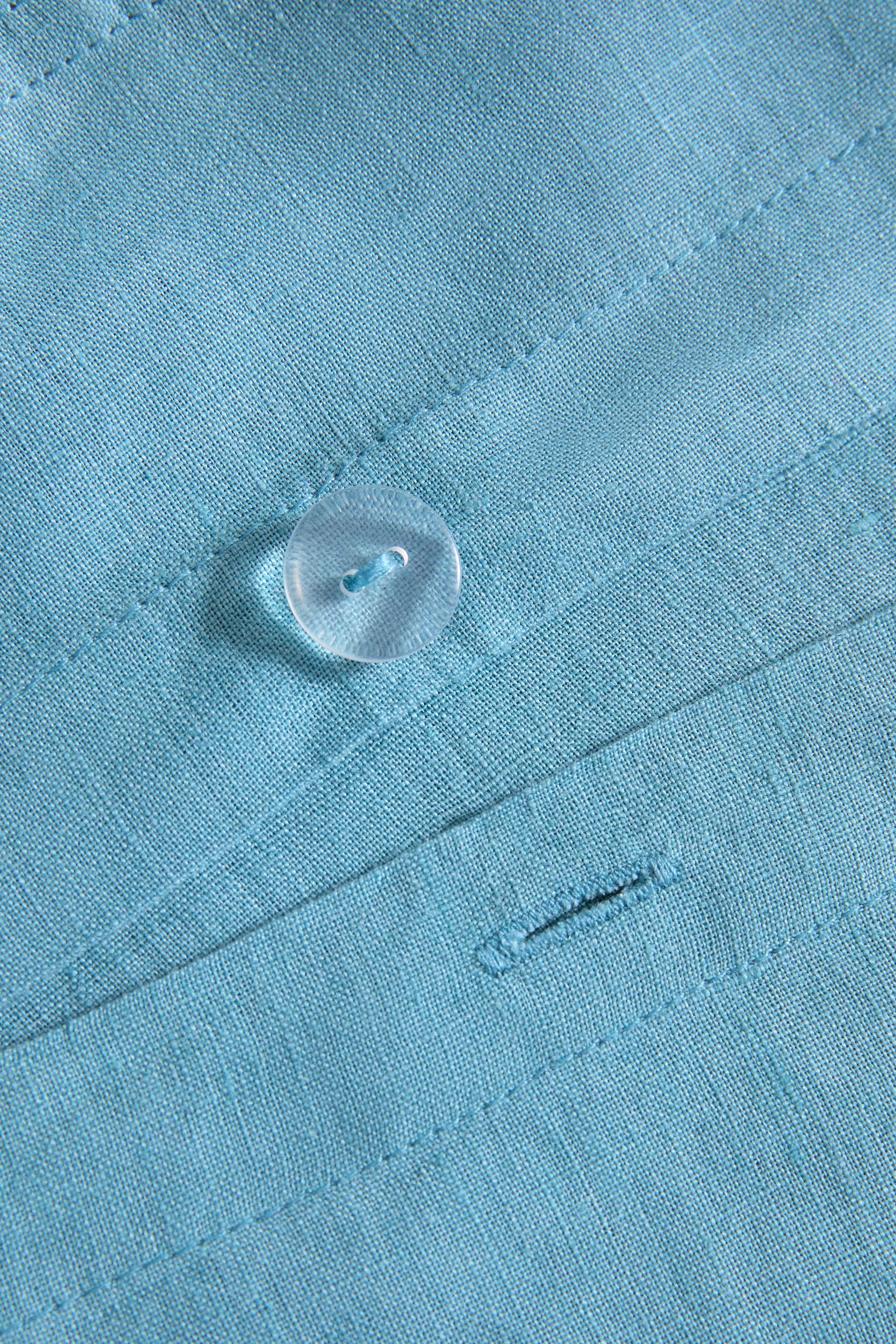 CONTRAST LINEN DUVET COVER
