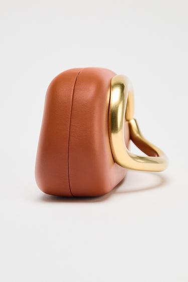 MINAUDIÈRE WITH GOLDEN CLASP - Orange by Zara - Image 4