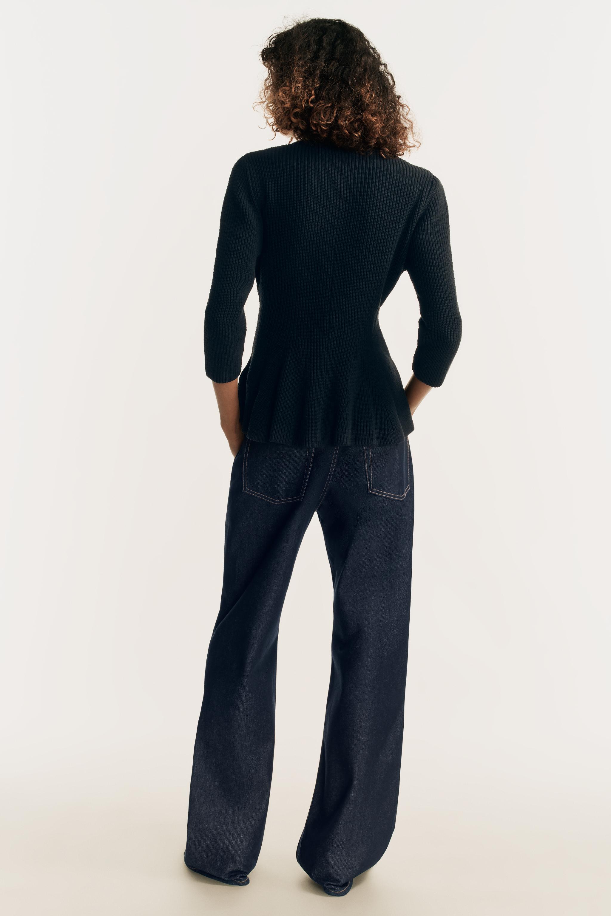 Zara Peplum Triko Ceket görsel 5
