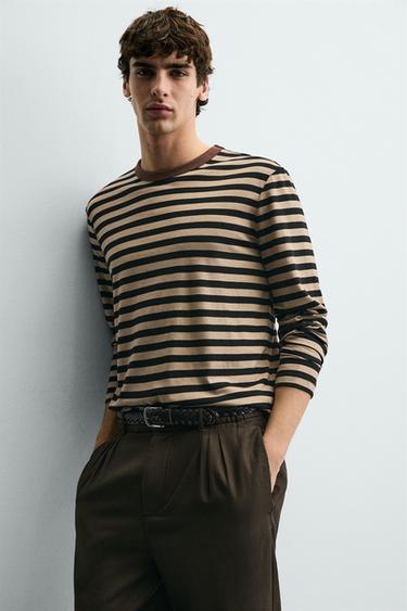 STRIPED LONG SLEEVE T-SHIRT - Stripes by Zara - Image 5