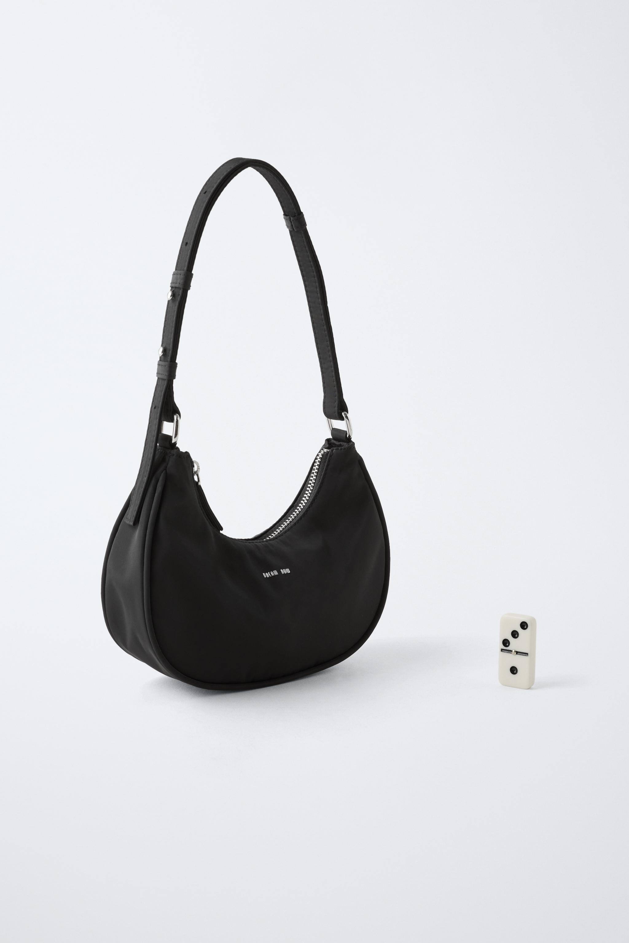 NYLON SHOULDER BAG - Black | ZARA United States NYLON SHOULDER BAG - Black | ZARA United States