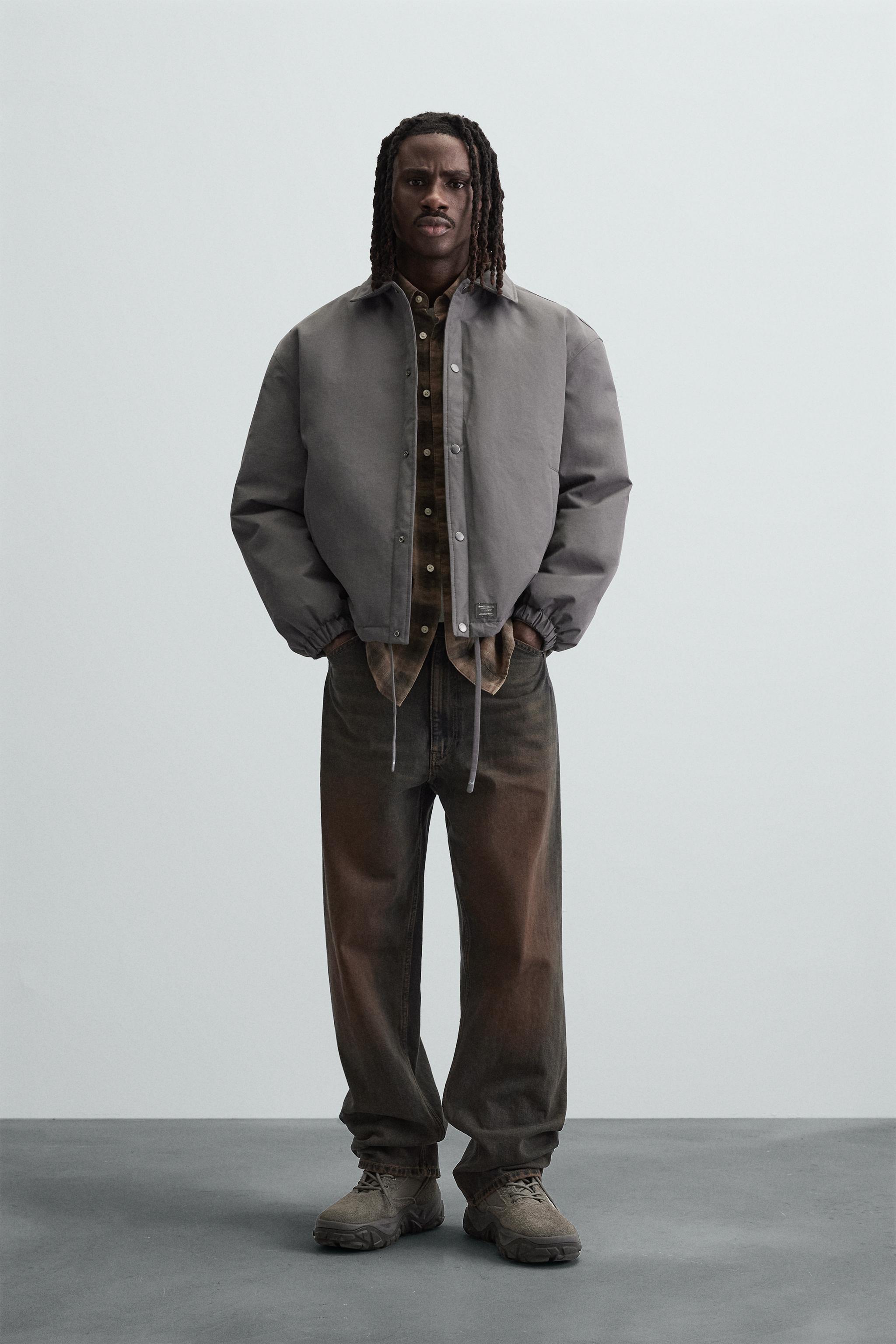 JAQUETA TÉCNICA ACOLCHOADA - Preto | ZARA Brasil