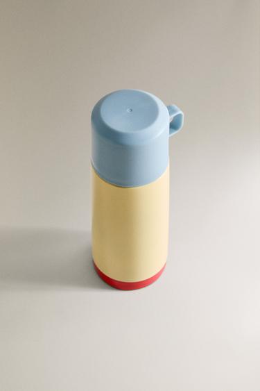 CHILDREN'S THERMOS BOTTLE WITH STICKERS - Multicoloured by Zara - Image 1
