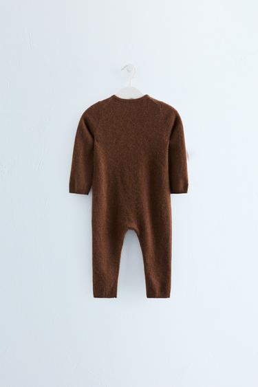 ZARA TIMELESS - 100% CASHMERE JUMPSUIT — Brown 2