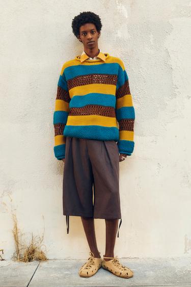 TEKSTURERET SWEATER - LIMITED EDITION - Gul fra Zara - Billede 0