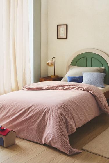 HOUSSE DE COUETTE ENFANT COTON VICHY - Multicolore de Zara