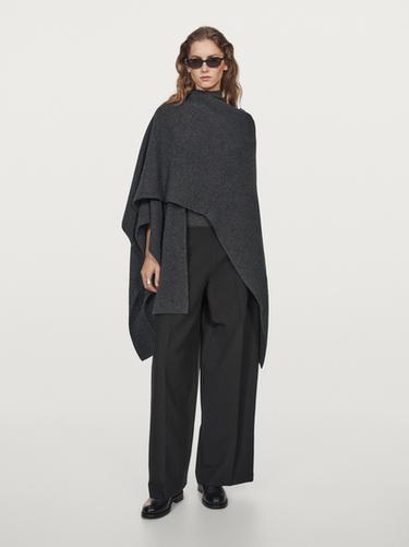 Capa punto 100% cashmere - Gris antracita de Zara