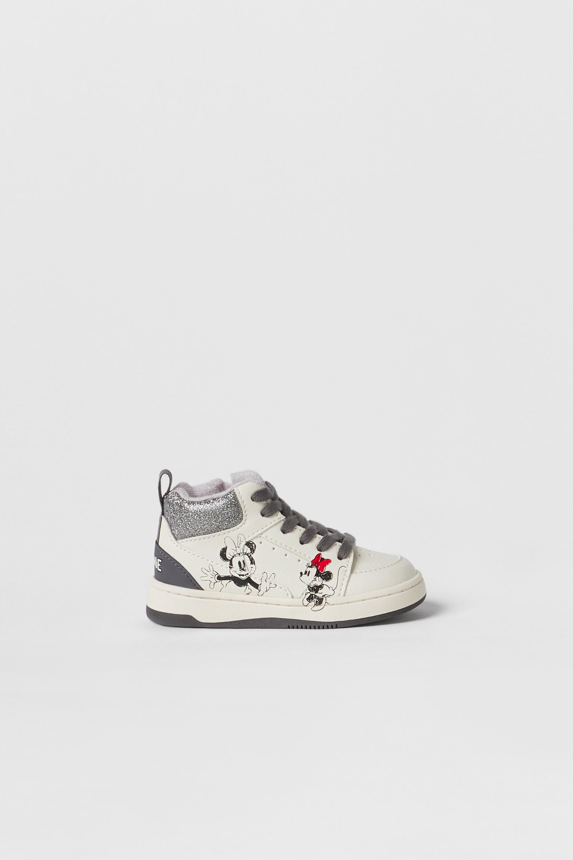 NEW ZARA BABY/ DISNEY MINNIE outlets MOUSE HIGH TOP SNEAKERS