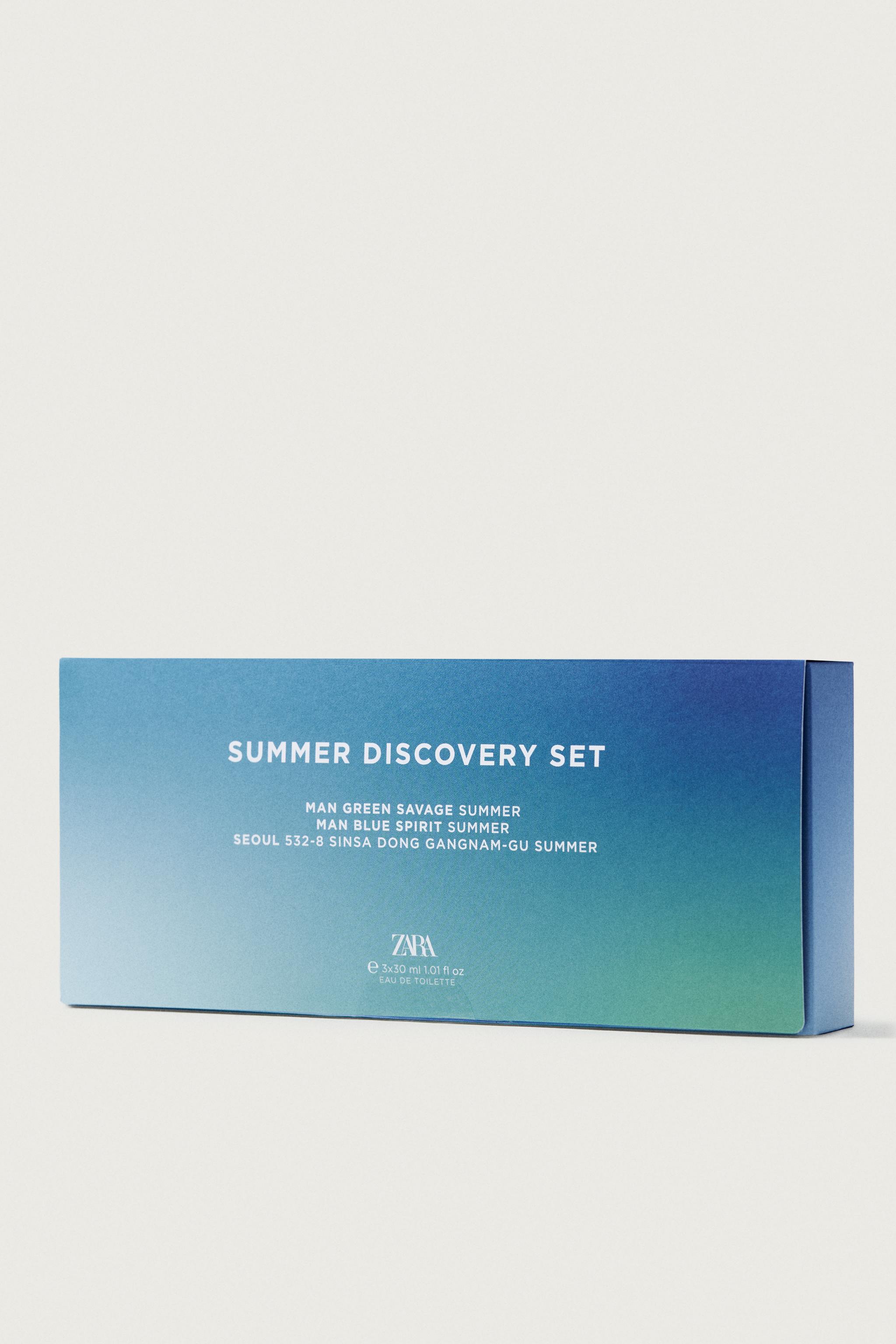 SUMMER DISCOVERY SET EDT 3X30ML / 1.01 oz — TINTED LEATHER