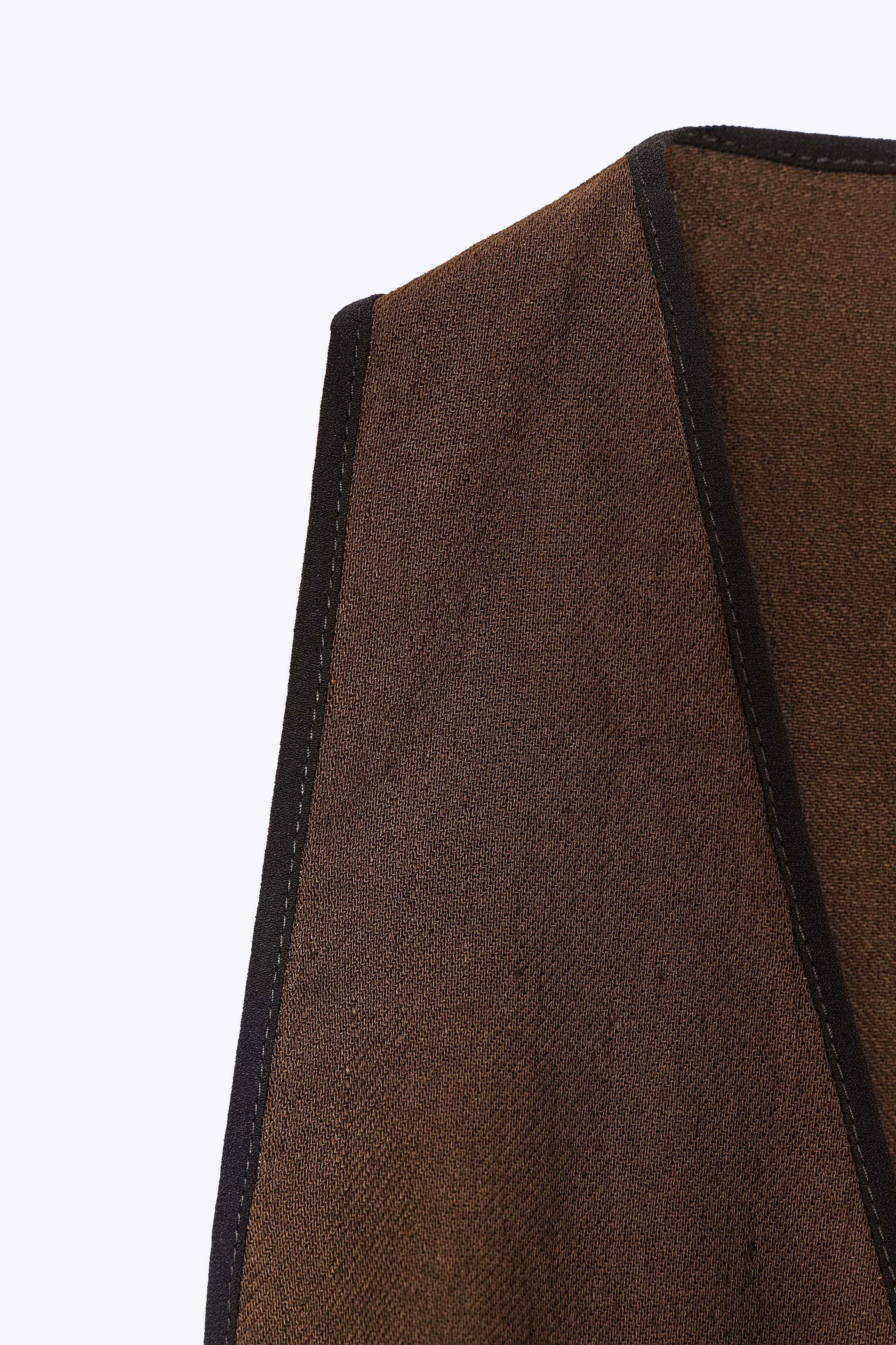 ROBE MI-LONGUE MÉLANGE LIN ZW COLLECTION