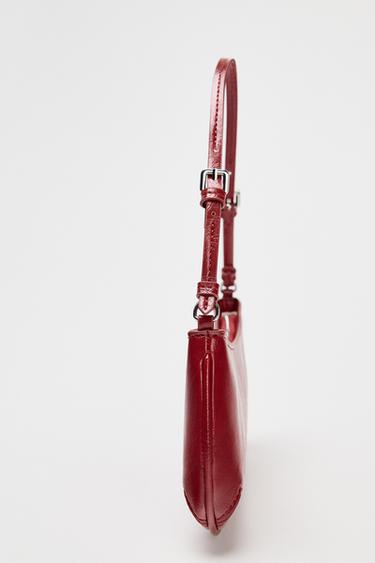 CRACKLED EFFECT BAG - Red by Zara - Image 3