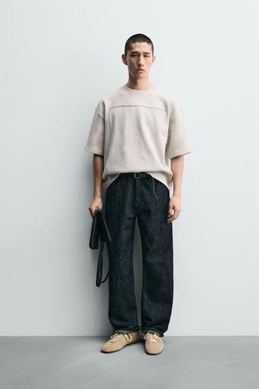 SUDADERA PARCHE COMBINADO - Gris vigoré de Zara - Imagen 0