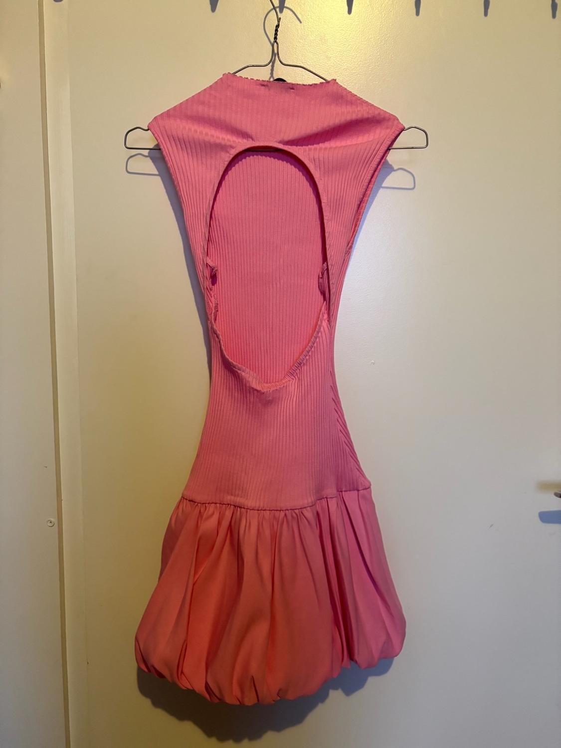 RIBBED BALLOON DRESS - Image 2