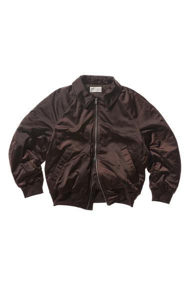 PADDED BOMBER JACKET - Chocolate by Zara