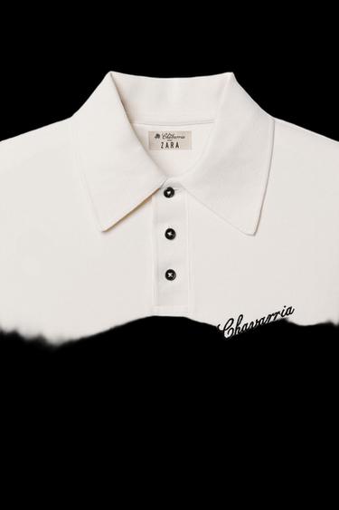 POLO SLIM FIT WILLY CHAVARRIA X ZARA - Blanco roto de Zara