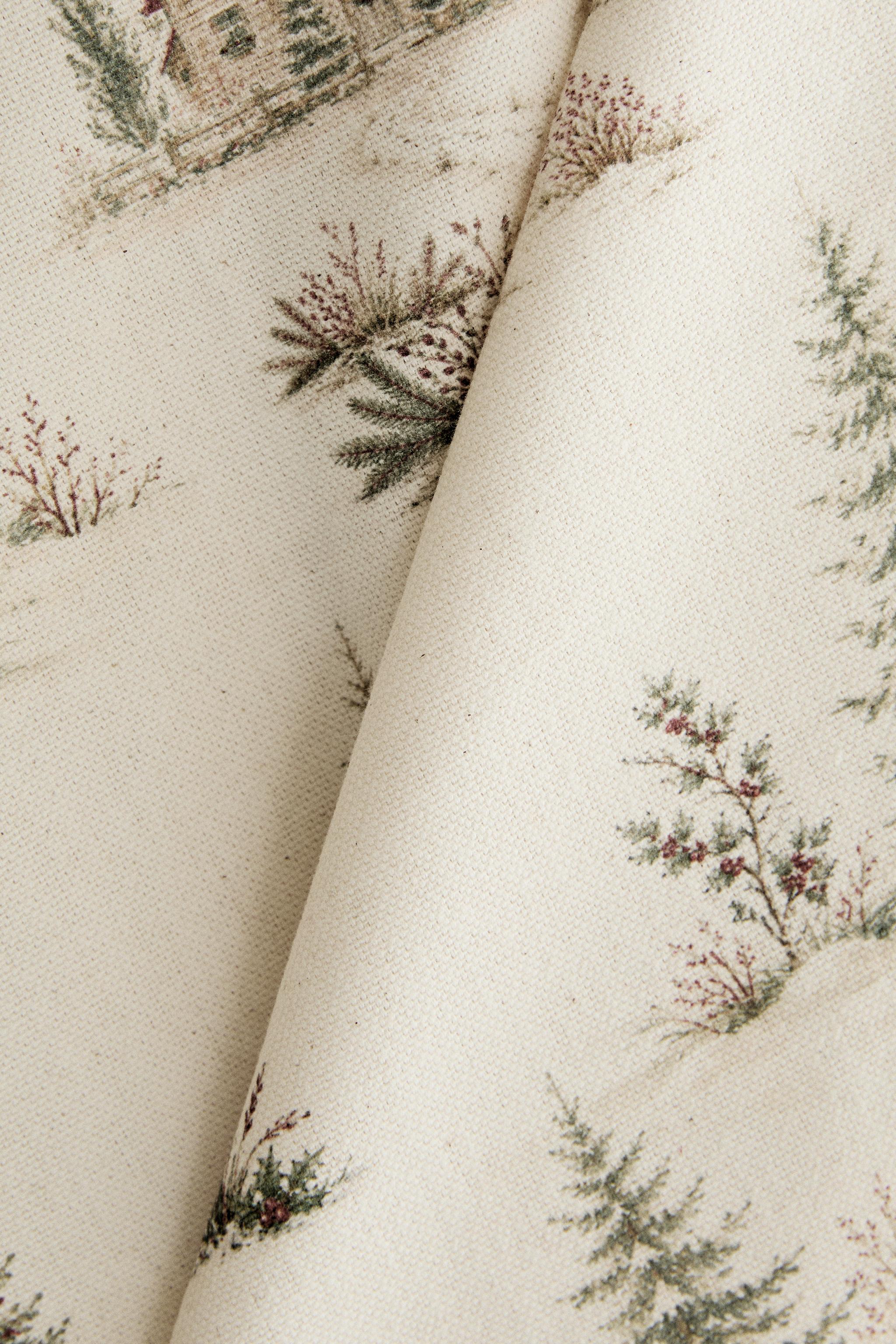 CHRISTMAS TOILE KITCHEN TEA TOWELS (PACK OF 2)