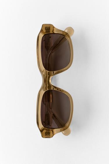 RECTANGULAR SUNGLASSES - Brown by Zara