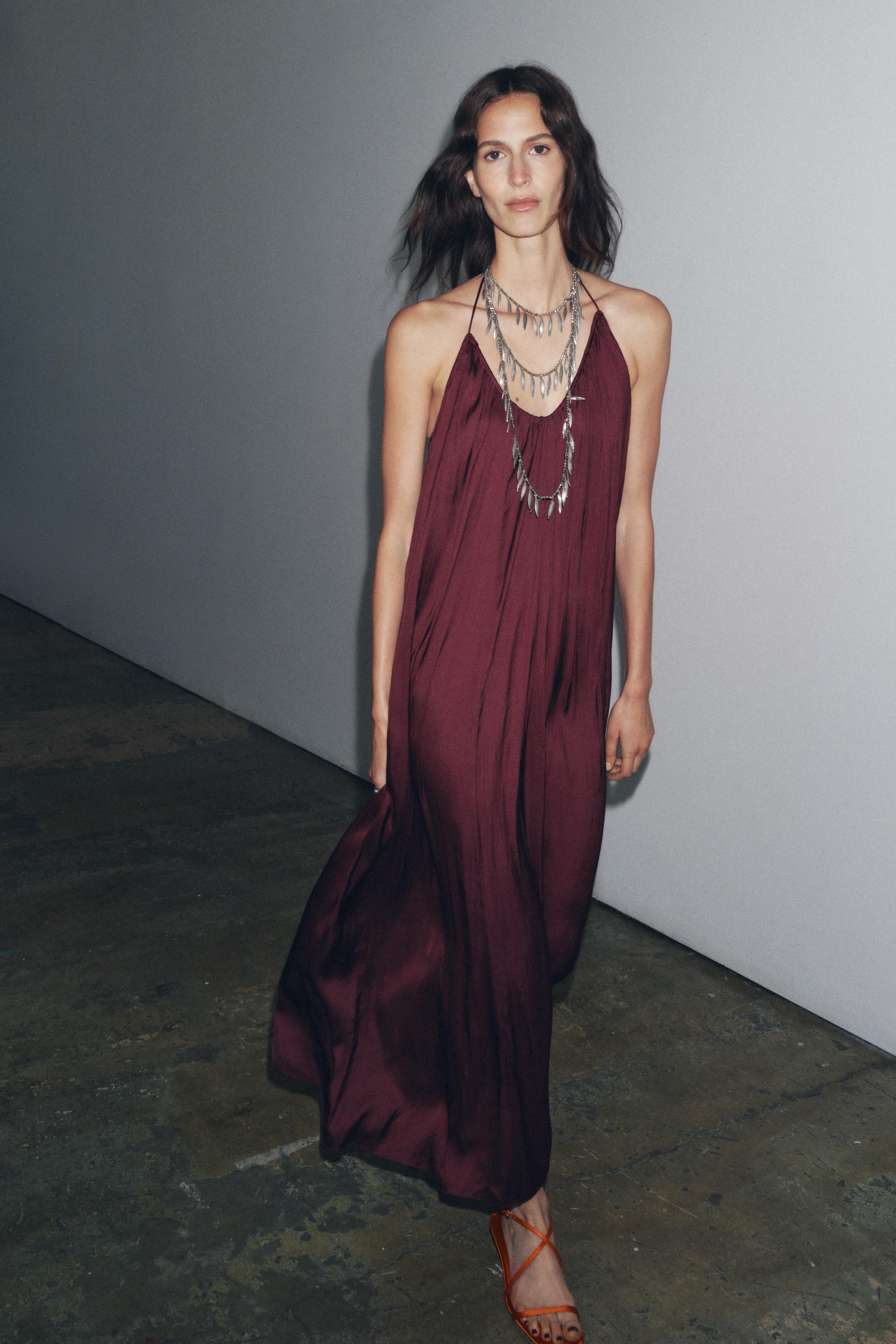 ROBE LONGUE SATINÉE ZW COLLECTION