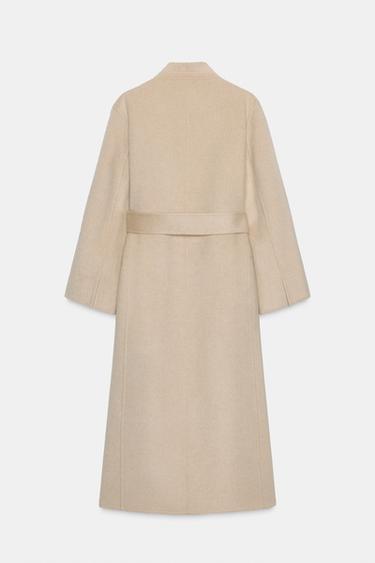 MANTEAU MINIMAL MÉLANGE LAINE ZW COLLECTION ÉDITION LIMITÉE - Beige de Zara - Image 11
