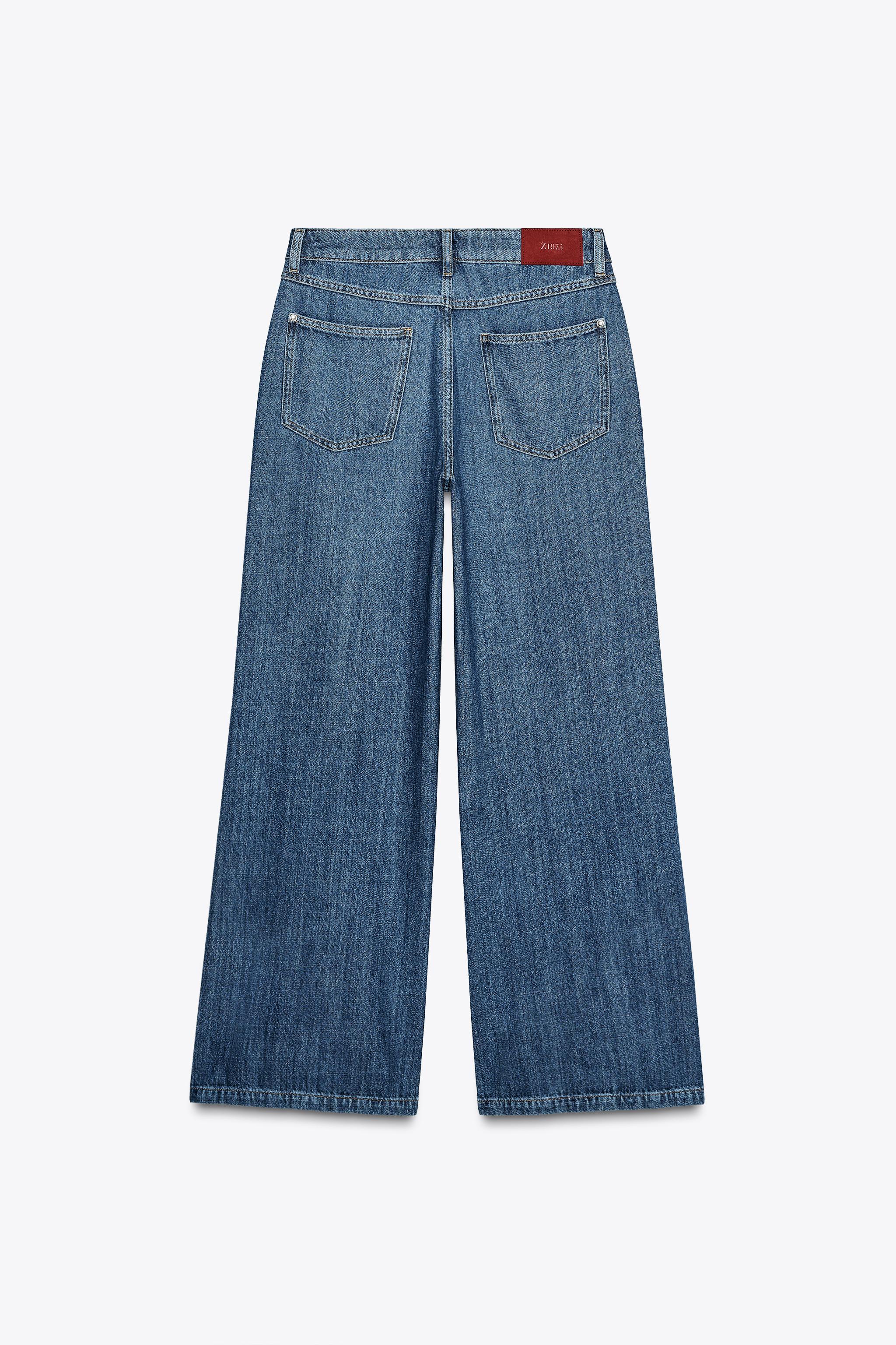 ☆ドイツ発*ZARA*新作*ハイウエストストレートデニム/MID BLUE☆ ☆ドイツ発*ZARA*新作*ハイウエストストレートデニム/MID BLUE☆