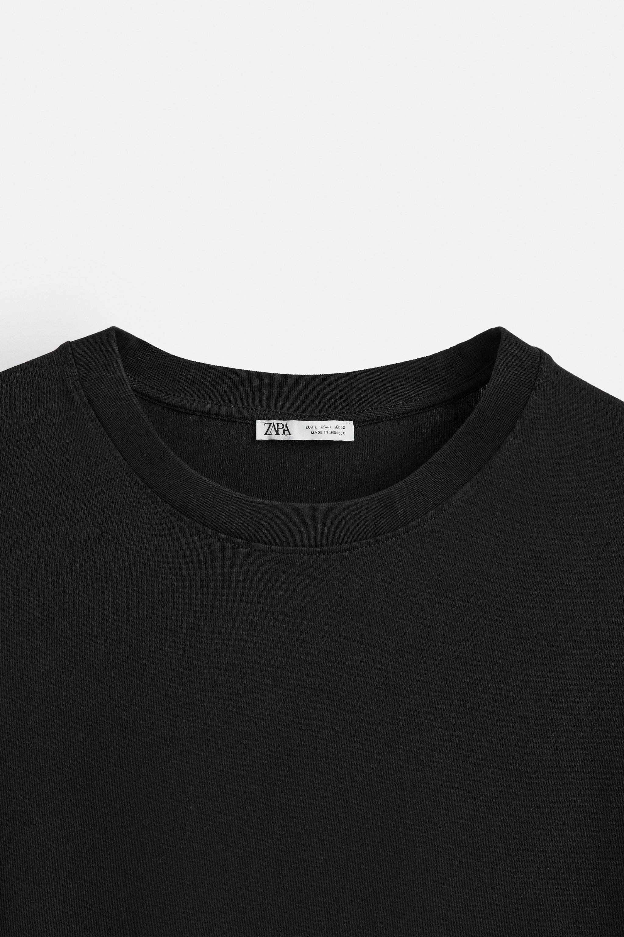 LIMITED EDITION SLOGAN PRINT T-SHIRT - Black | ZARA Australia