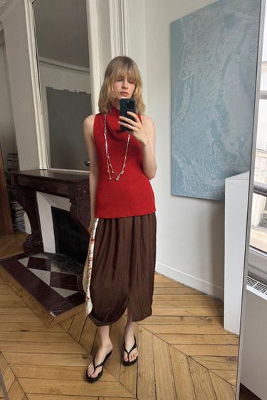 Zara LOOK - Burnt orange