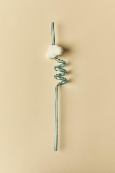 PACK OF CHILDREN'S COLOURED TRITAN™ SPIRAL STRAW (PACK OF 2) - Blue by Zara - Image 5