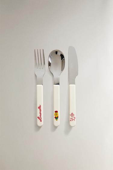Zara KIDS' FLATWARE SET X THE ANIMALS OBSERVATORY - Multicolored
