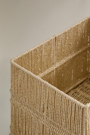 CORBEILLE PAPIER TRESSÉ - Écru de Zara - Image 2