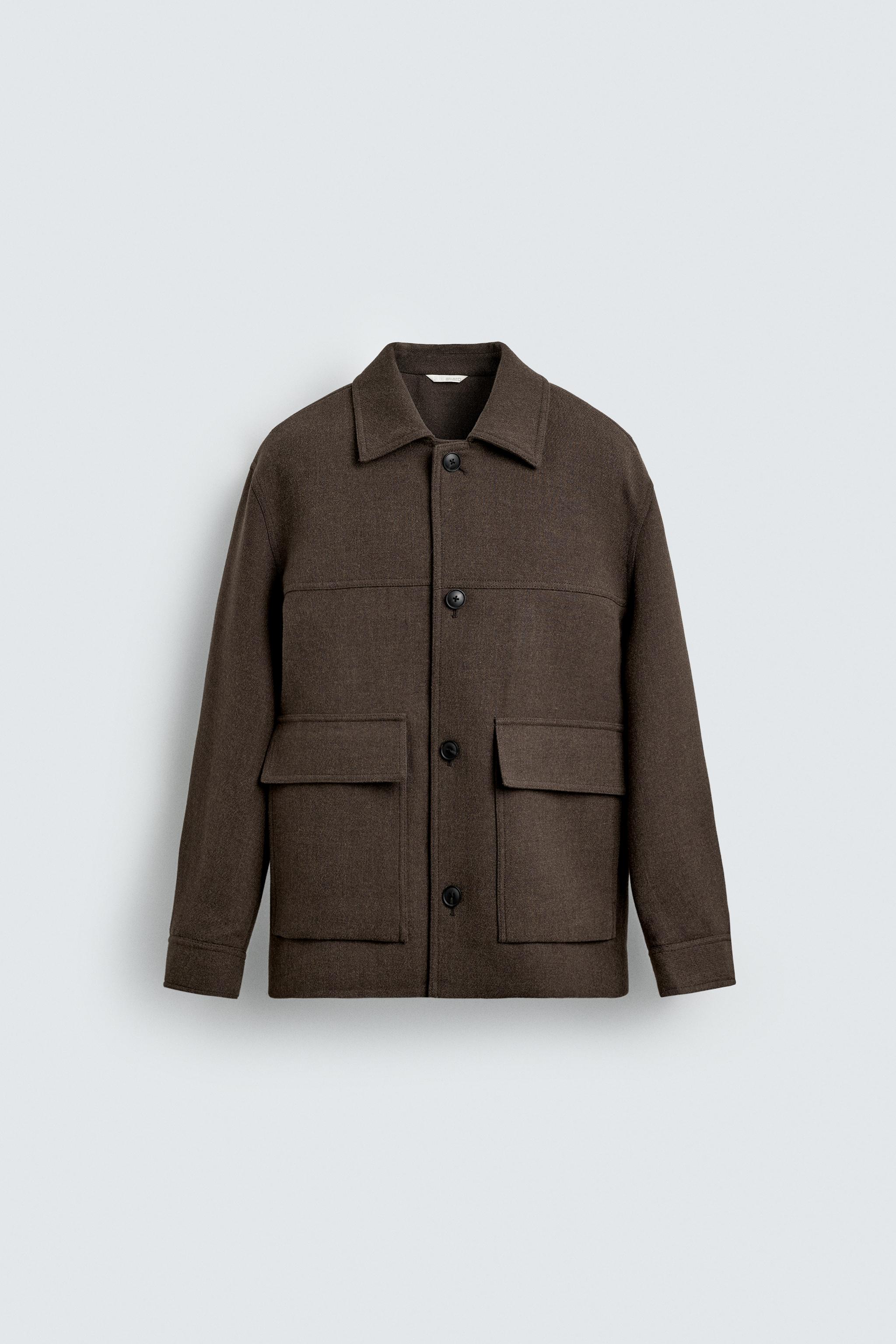 REGULAR FIT POCKET OVERCOAT