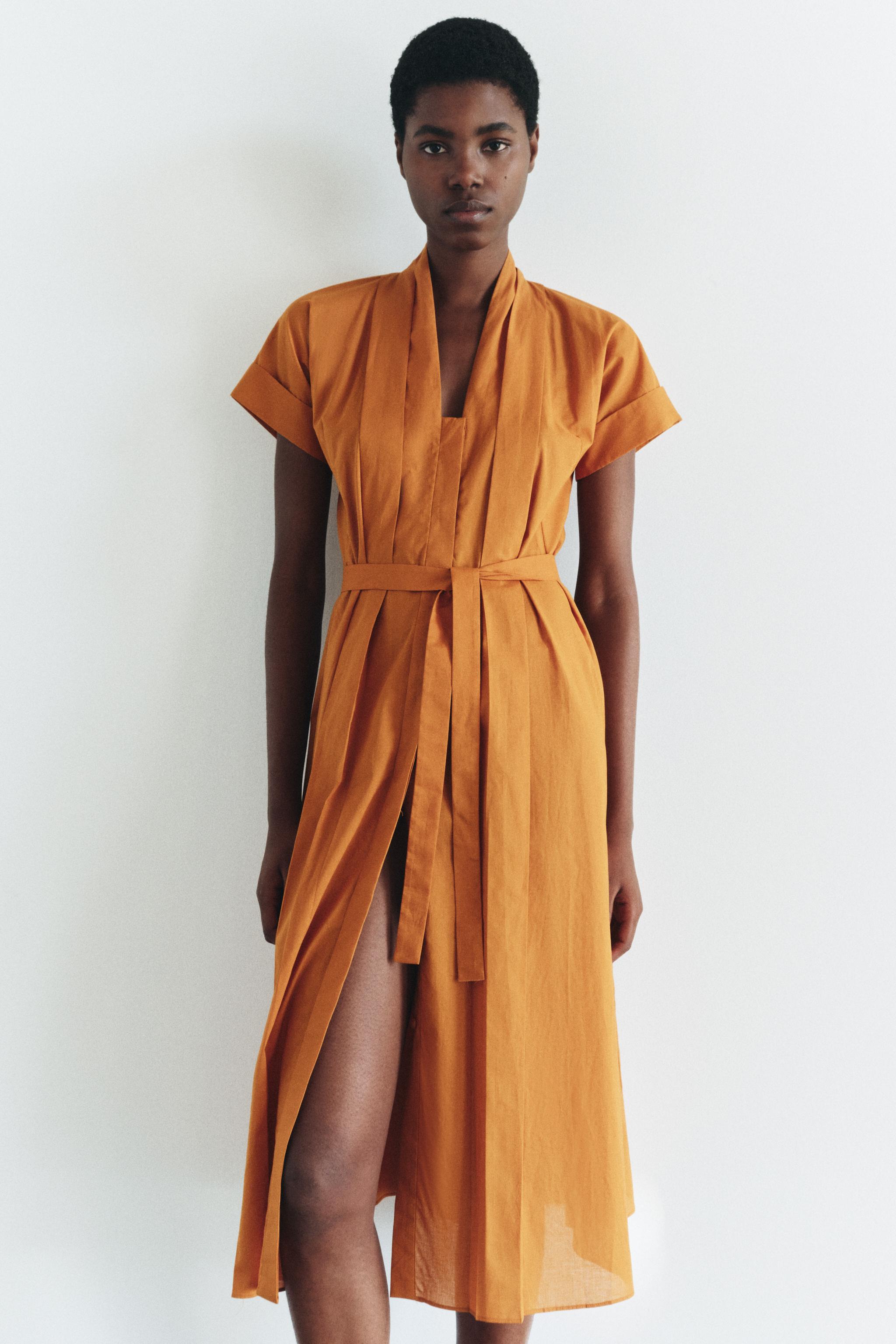 Women's Orange Dresses | Explore our New Arrivals | ZARA United States