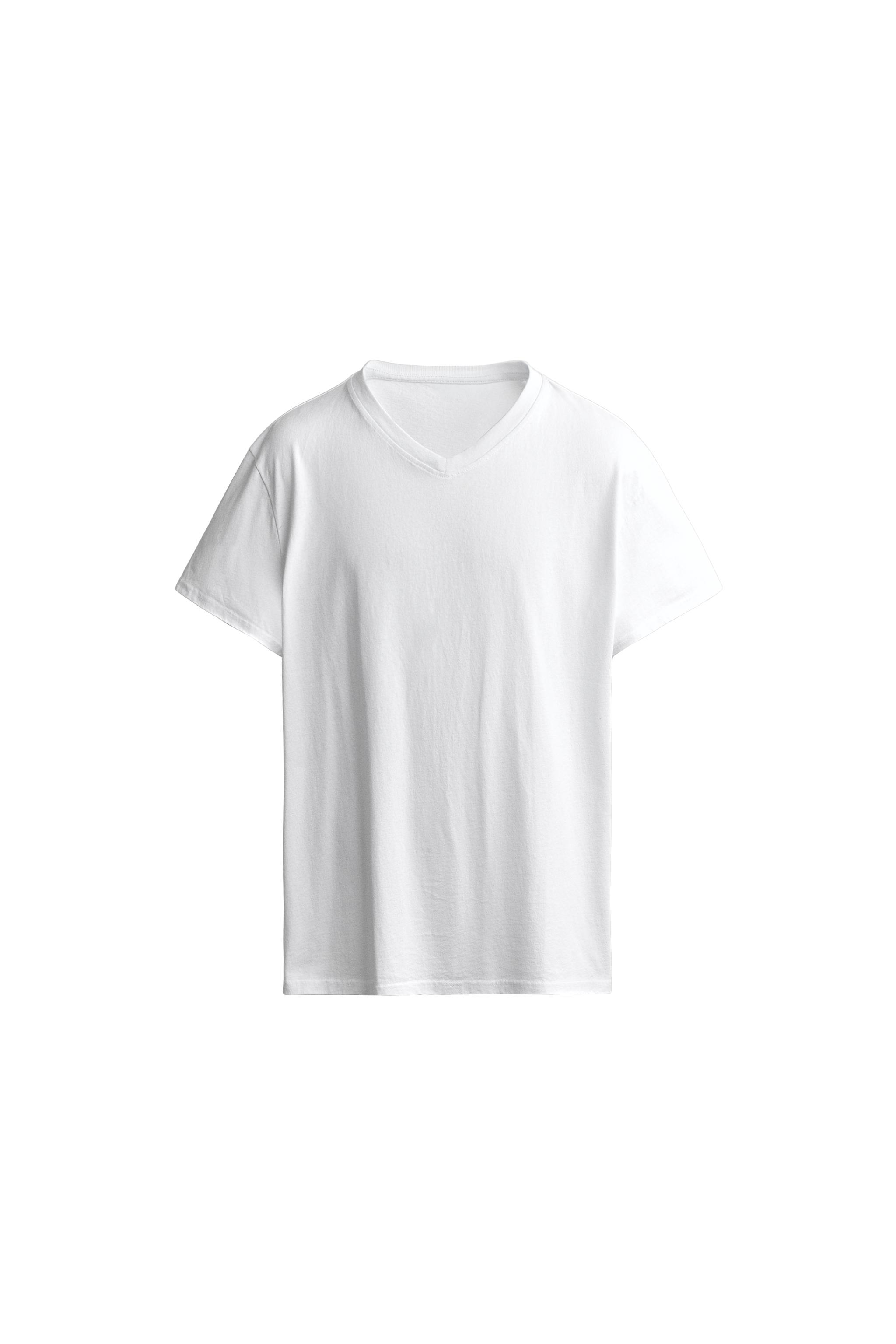 CAMISETA RELAXED FIT CUELLO PICO