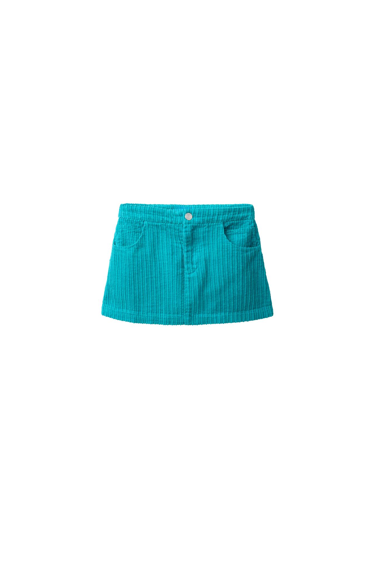 PLAIN CORDUROY SKIRT