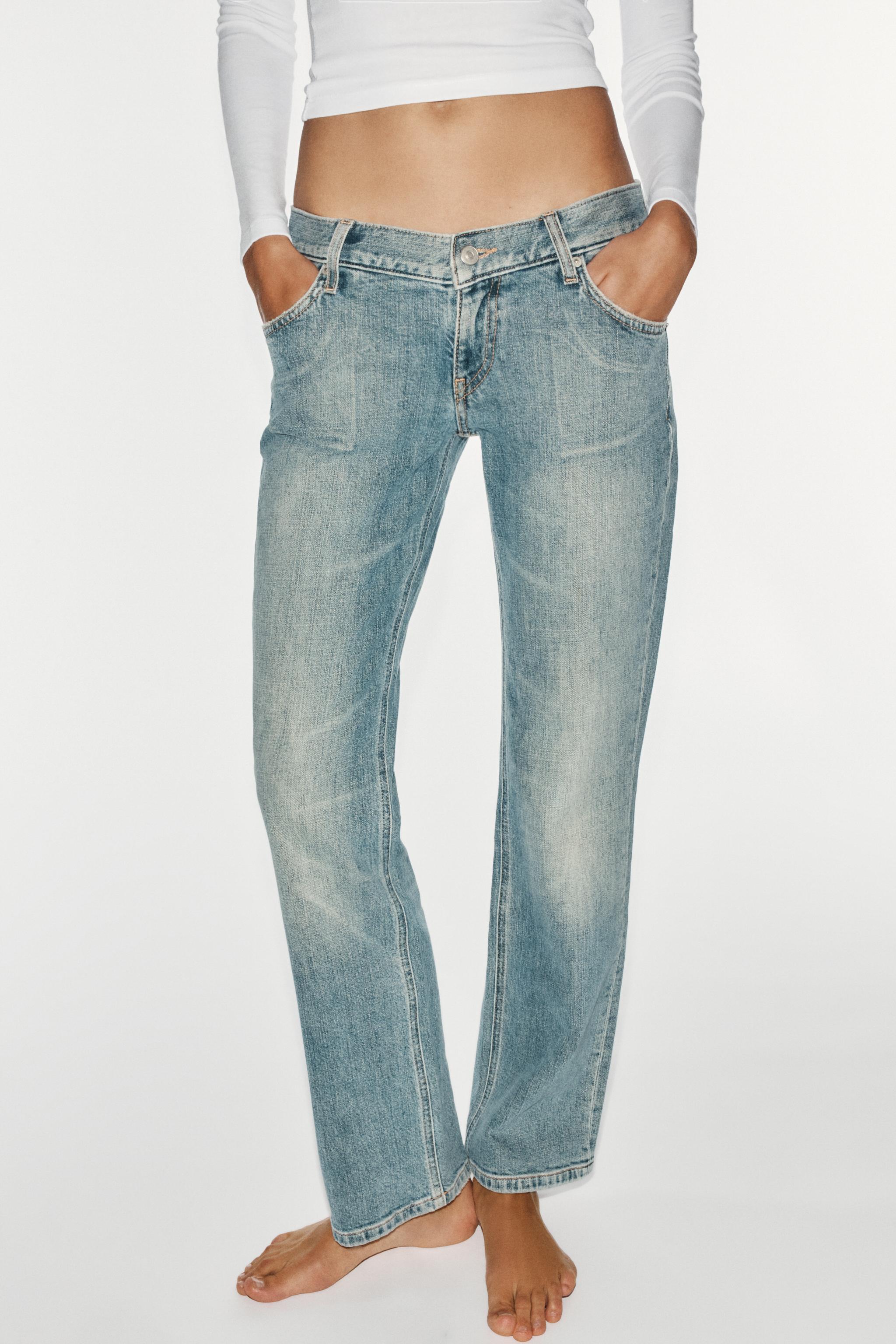 Zara TRF SLIM FIT DÜŞÜK BEL JEAN görsel 3