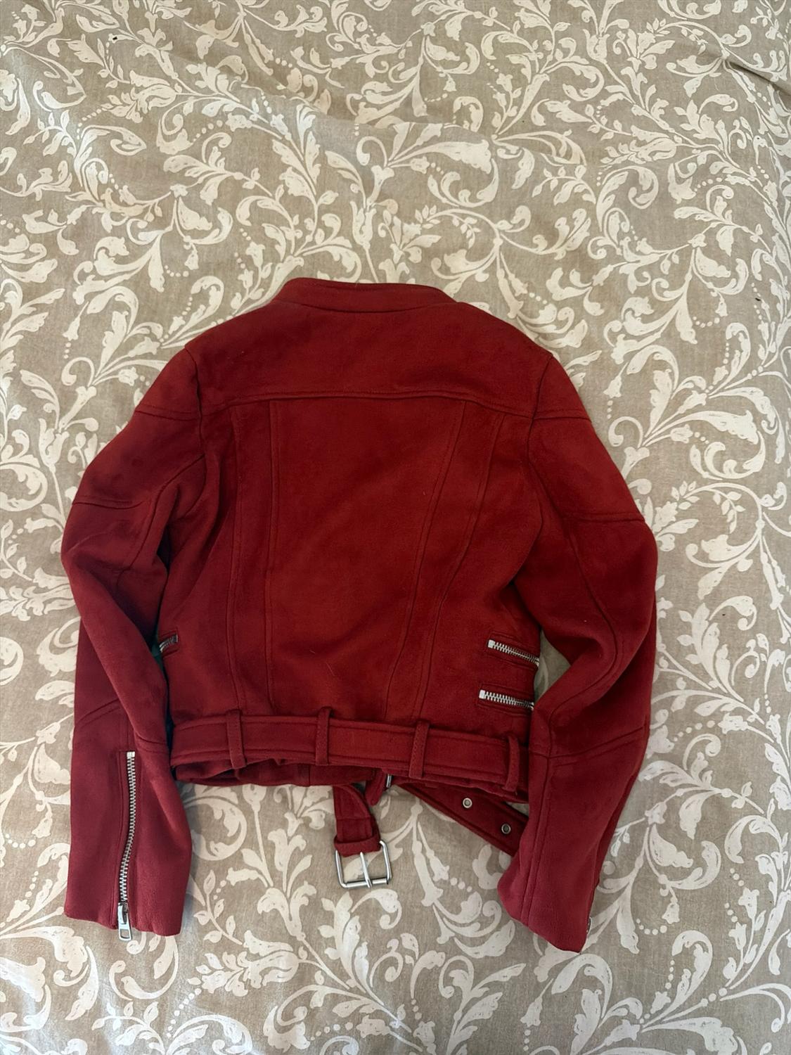 FAUX SUEDE BIKER JACKET - Image 3