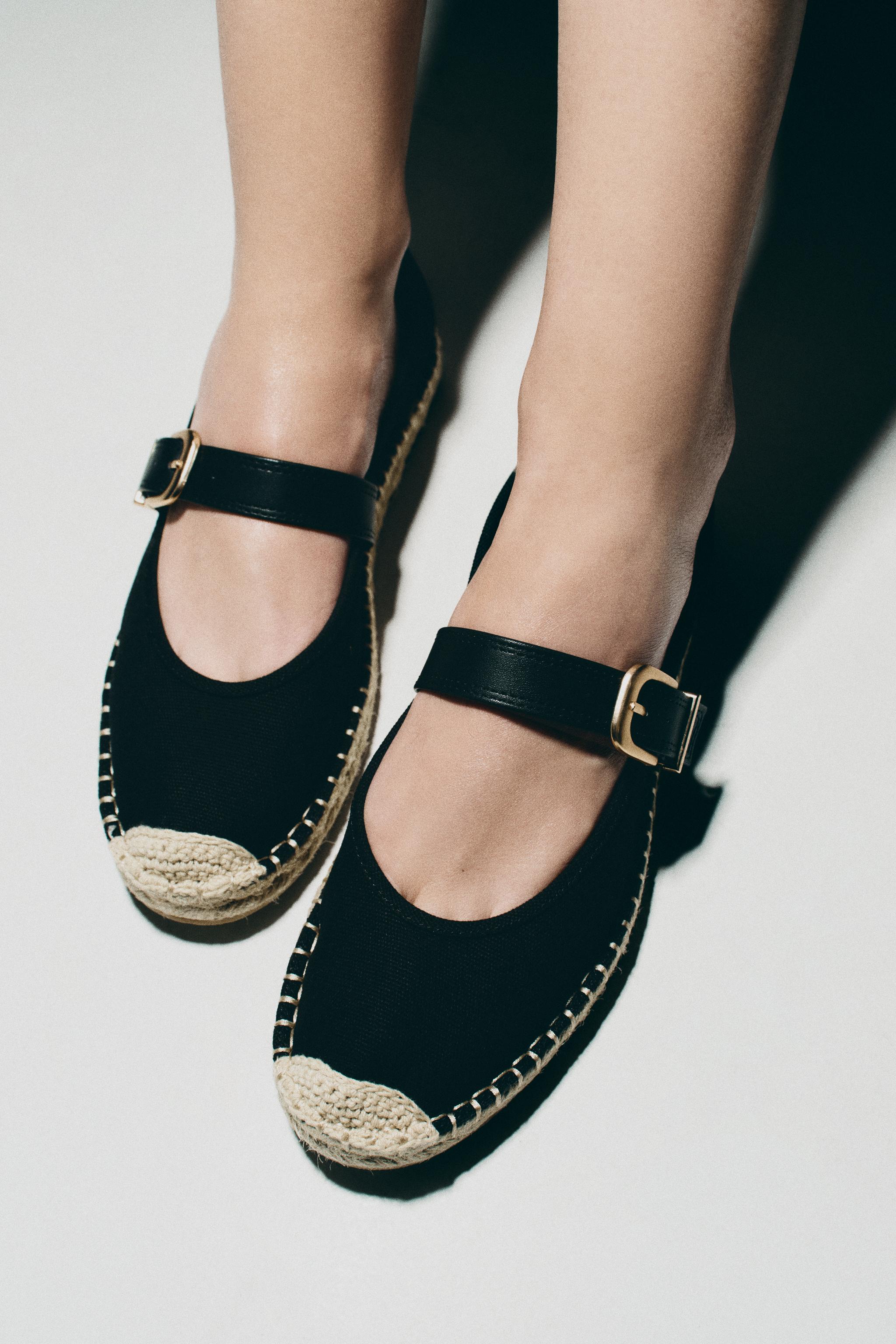 Zara black hot sale espadrilles