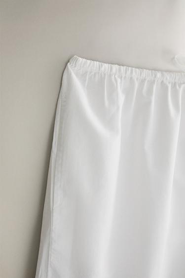 SHORT COTON BRODERIES - Blanc cassé de Zara - Image 2