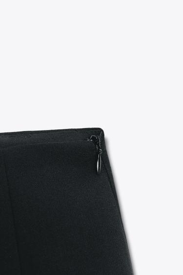 SHORT TAILLE HAUTE - Noir de Zara - Image 6