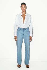 Jean Skinny Femme Zara Délavé Foncé - Taille 6, Occasion Très Bon état