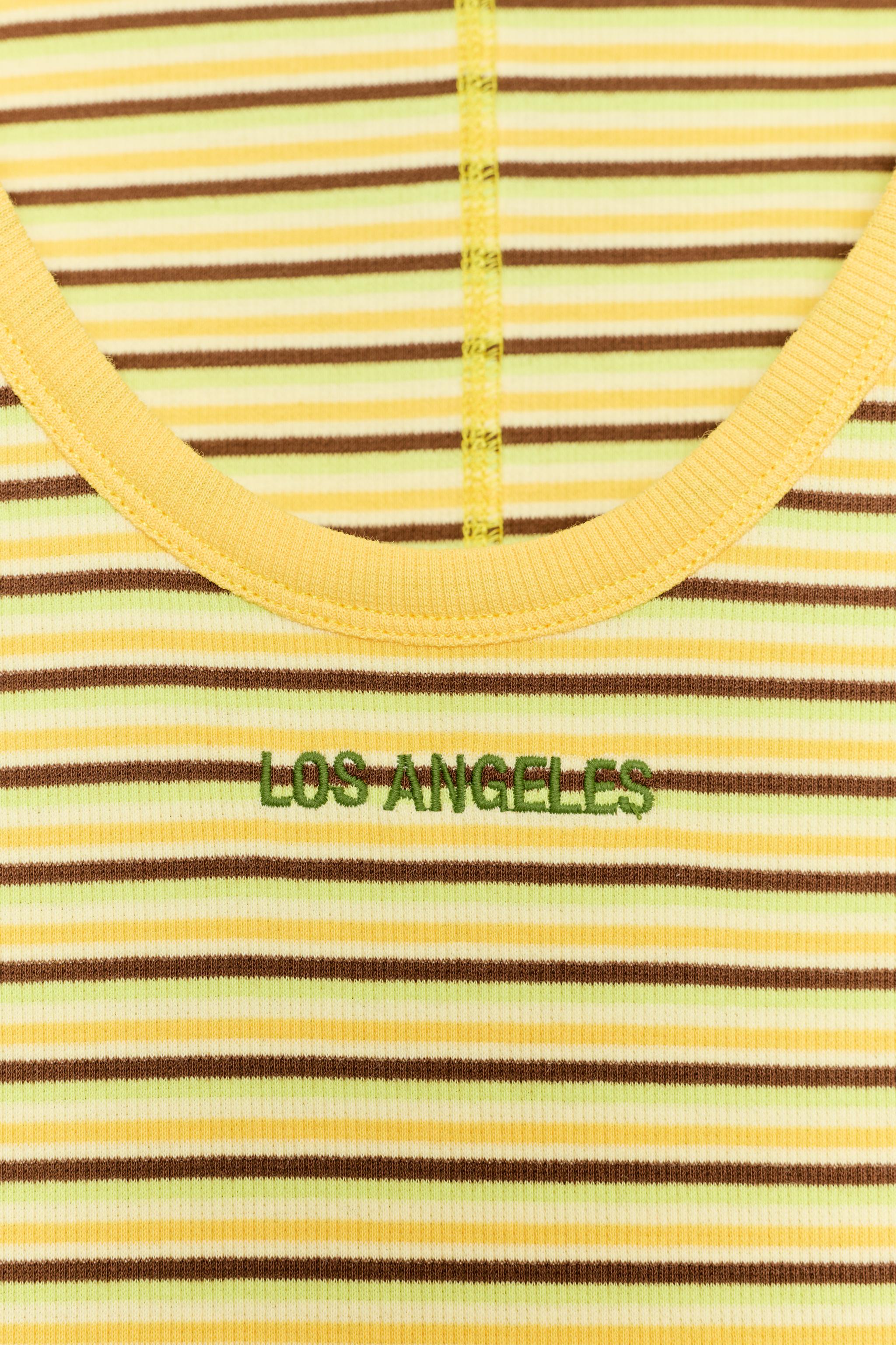 STRIPED TEXTURED TOP