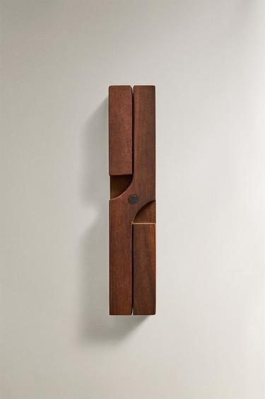 DESSOUS-DE-PLAT PLIABLE - Marron foncé de Zara - Image 3